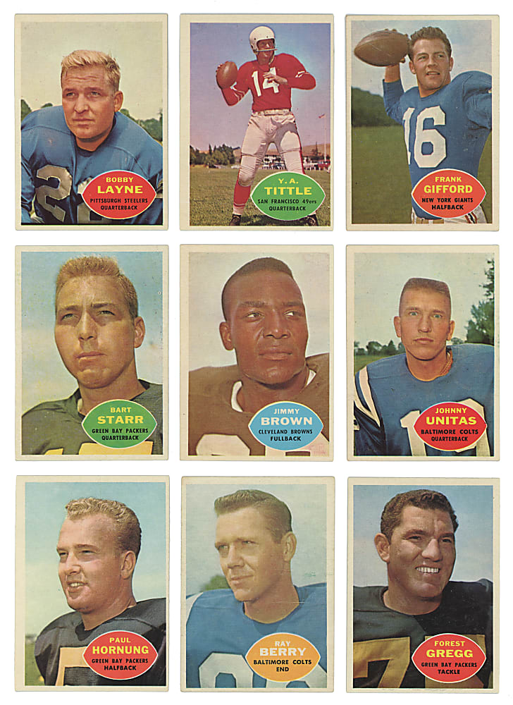1960 Topps Football Complete Set (132)