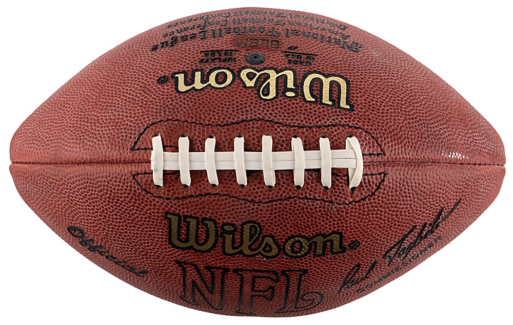 Baltimore Colts Legends Multi-Signed Football with Johnny Unitas, John Mackey & Raymond Berry - Full JSA LOA