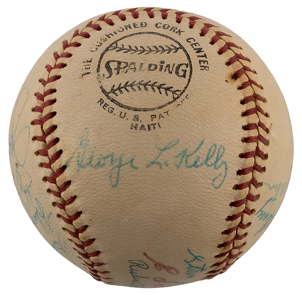 Hall of Famer Signed ONL/Feeney Baseball (11) Including Cronin, Musial & L. Waner - Full JSA LOA