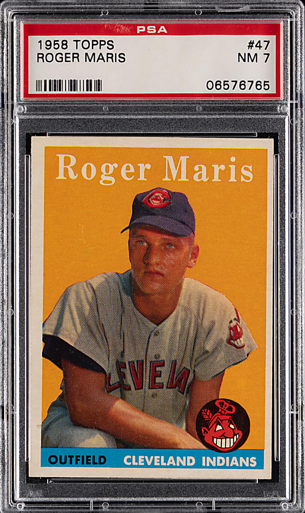 1958 Topps #47 Roger Maris Rookie PSA NM 7