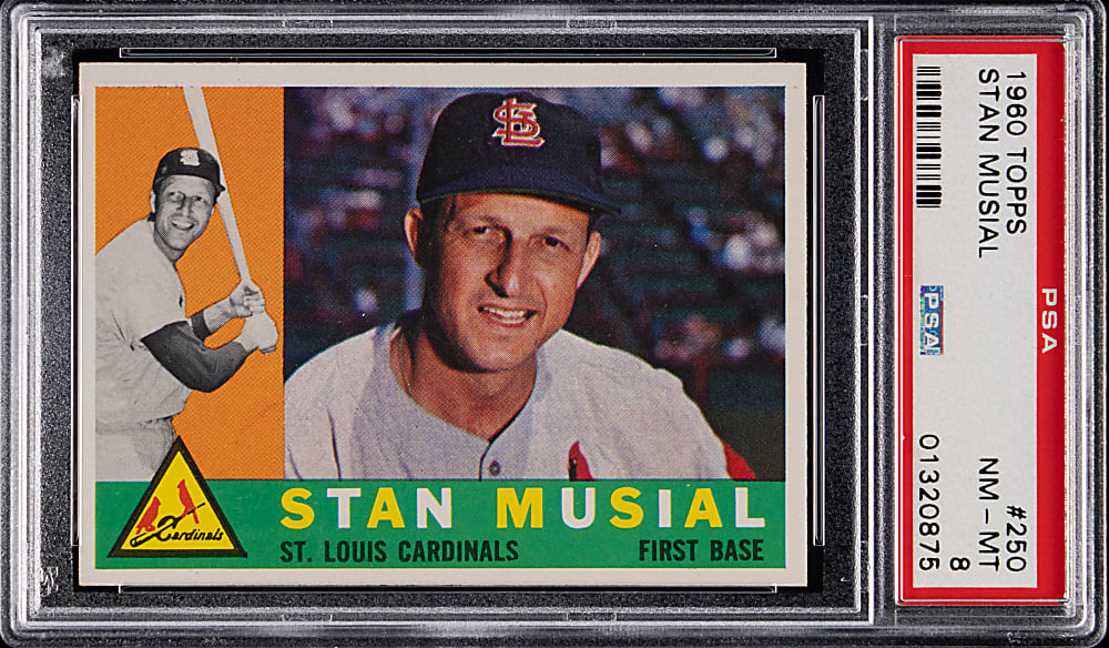 1960 Topps #250 Stan Musial PSA NM-MT 8