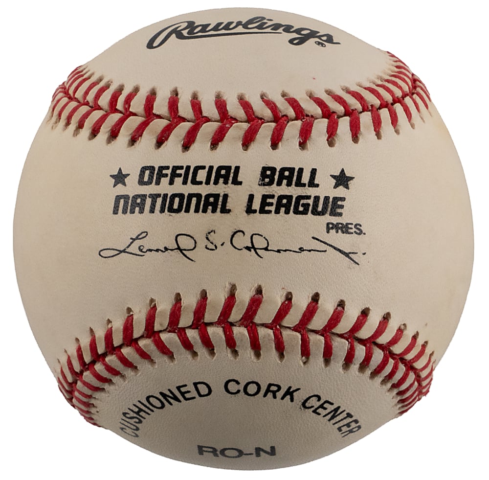 Jerry Lewis Single-Signed ONL/Coleman Baseball - Full JSA LOA