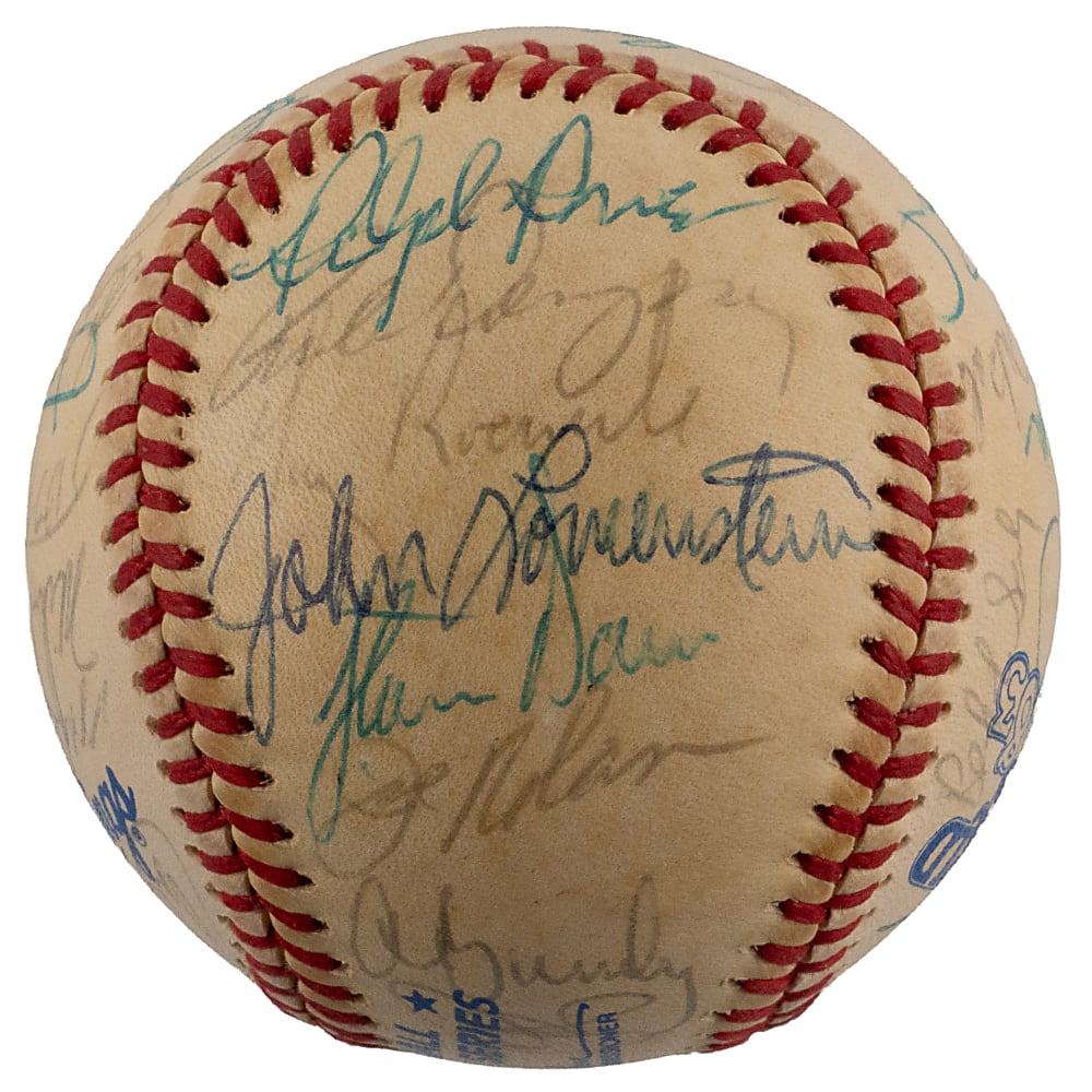 1983 World Champions Baltimore Orioles Team-Signed World Series Baseball with (30) Signatures Including Murray, Palmer & Ripken Jr. Plus Full JSA LOA