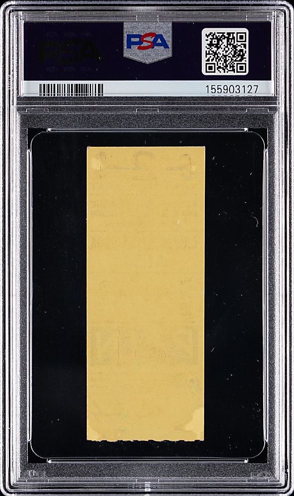 May 4th, 1929 Chicago White Sox vs. New York Yankees Ticket Stub - Babe Ruth Home Run, Lou Gehrig Three Home Runs! - PSA VG 3