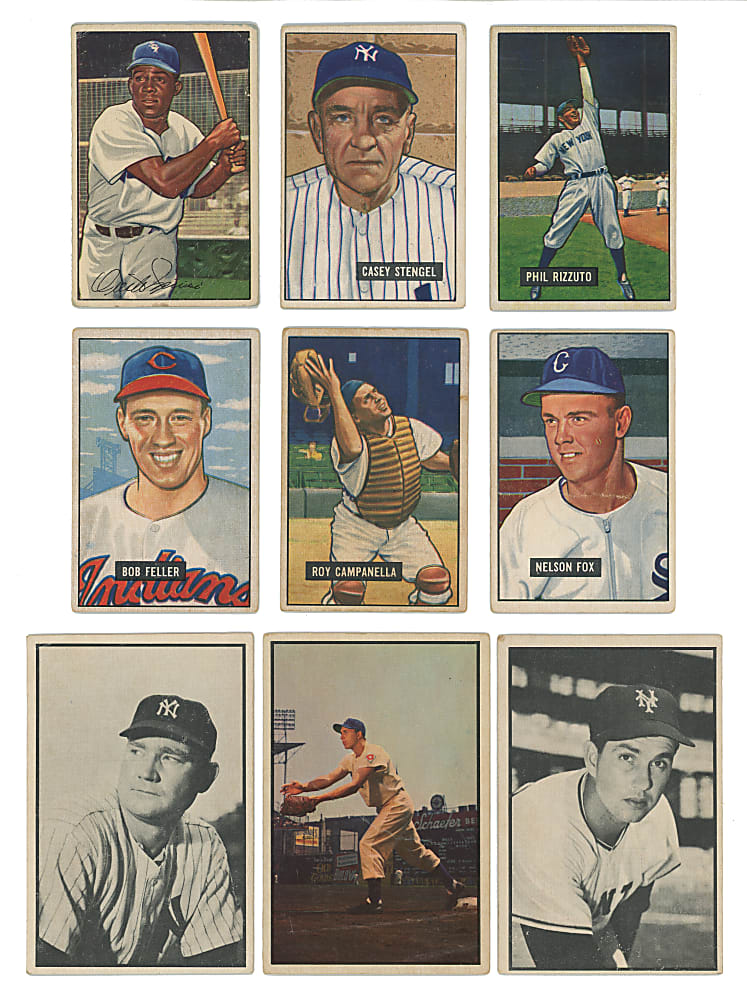 1948-1955 Bowman Collection (115) with (21) Hall of Famers