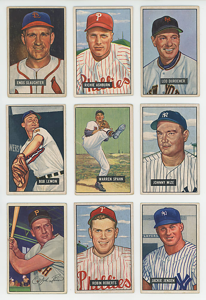 1948-1955 Bowman Collection (115) with (21) Hall of Famers