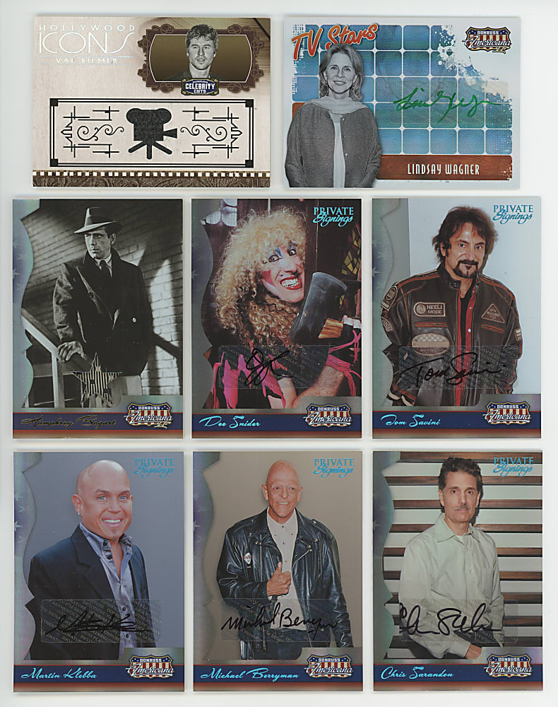 2006-2009 Topps & Donruss Americana Collection (375+) with (100+) Numbered, (35+) Relics & (14) Certified Autographs
