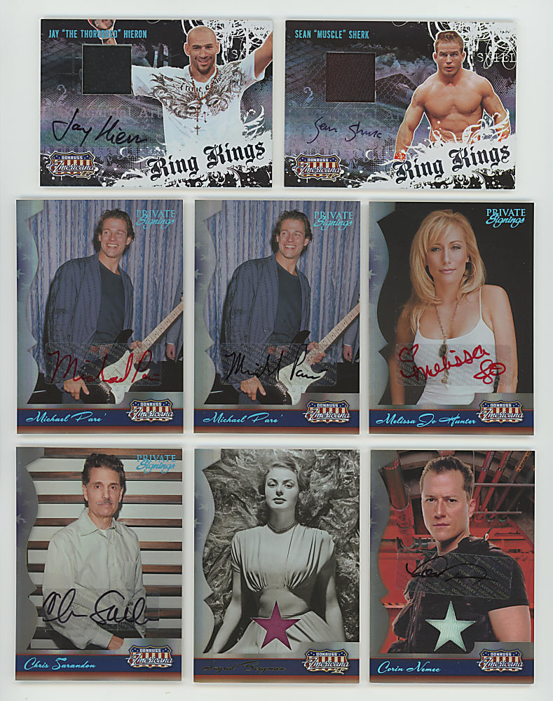 2006-2009 Topps & Donruss Americana Collection (375+) with (100+) Numbered, (35+) Relics & (14) Certified Autographs