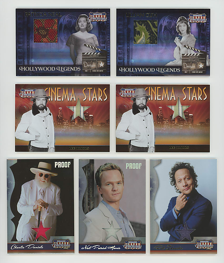 2006-2009 Topps & Donruss Americana Collection (375+) with (100+) Numbered, (35+) Relics & (14) Certified Autographs