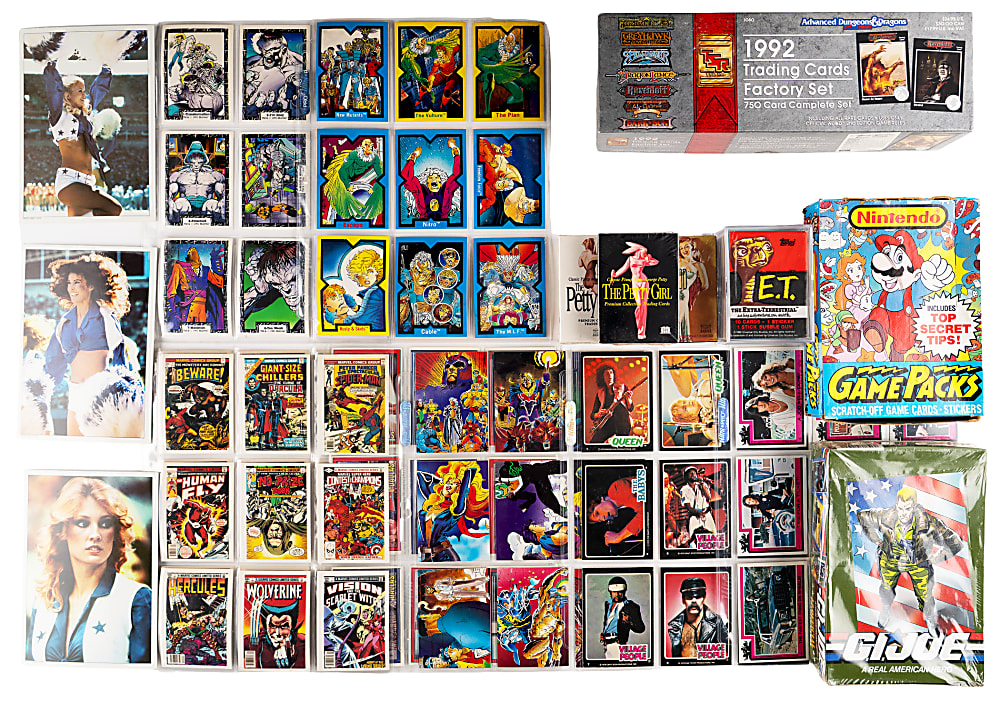 1970s-2000s Non-Sport Complete Set & Unopened Wax Collection with (150+) Sets, (175+) Packs & (8) Wax Boxes