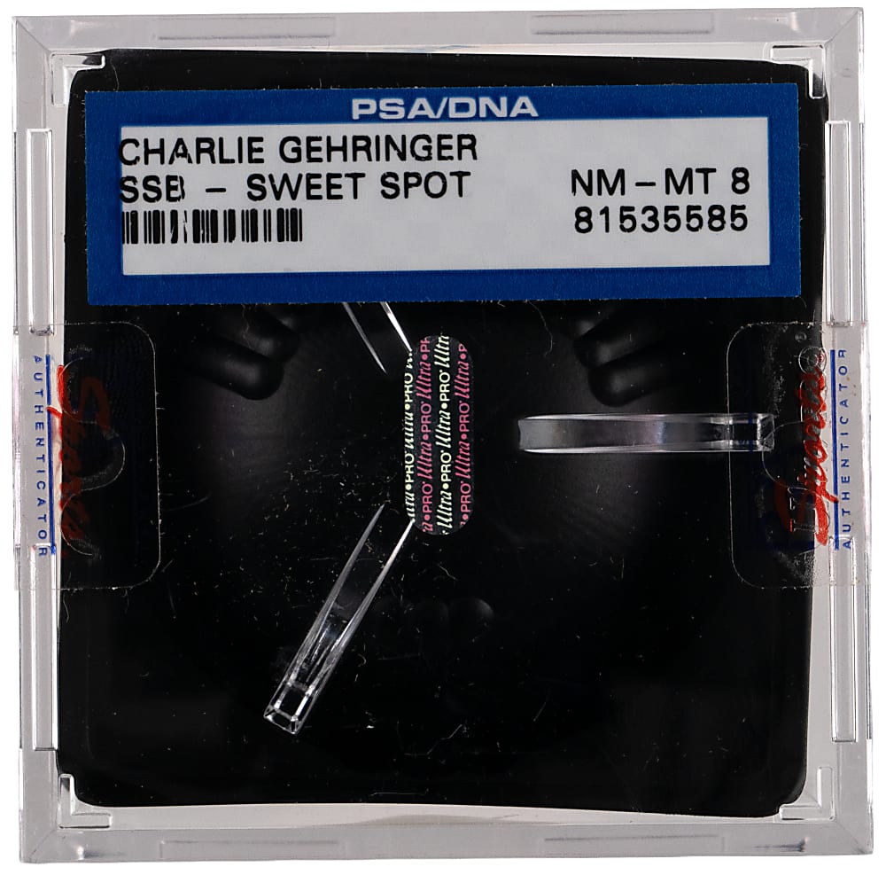 Charlie Gehringer Single-Signed Baseball with "Mechanical Man" Inscription - PSA/DNA Overall 8