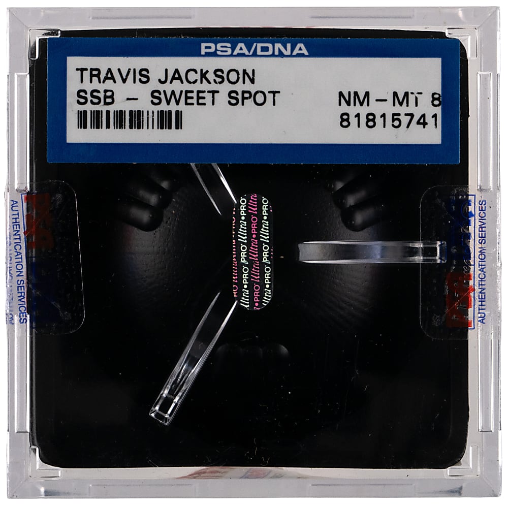 Travis Jackson Single-Signed Baseball - PSA/DNA Overall 8