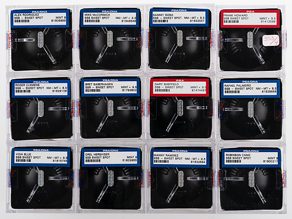 Star Single-Signed Baseball Collection (12) Many with Inscriptions - All PSA/DNA Graded
