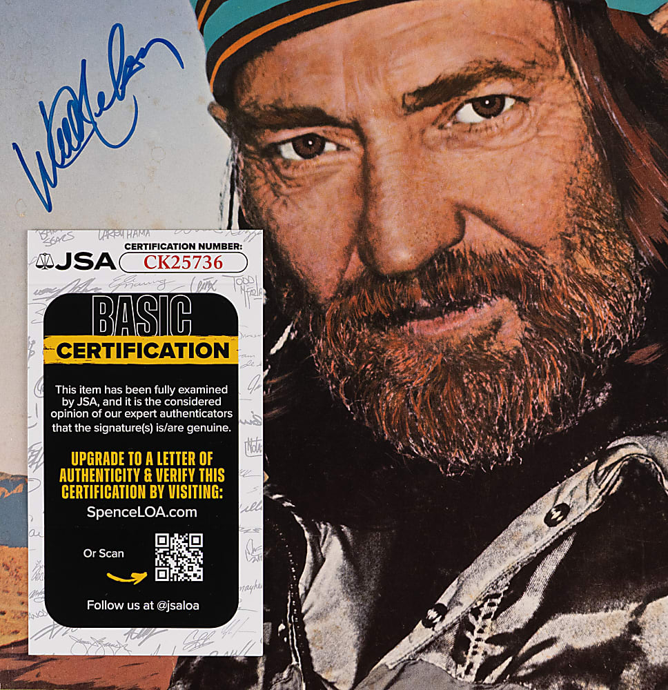 Willie Nelson Signed "Always On My Mind" Album Cover - JSA COA