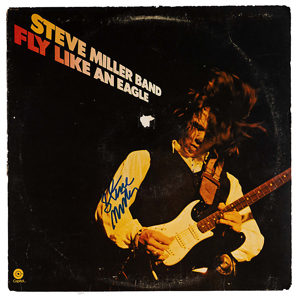 Steve Miller Signed "Fly Like An Eagle" Album - JSA COA