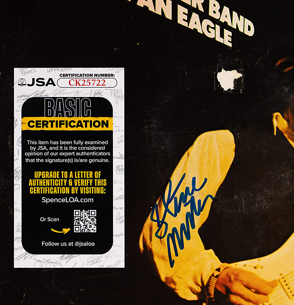 Steve Miller Signed "Fly Like An Eagle" Album - JSA COA