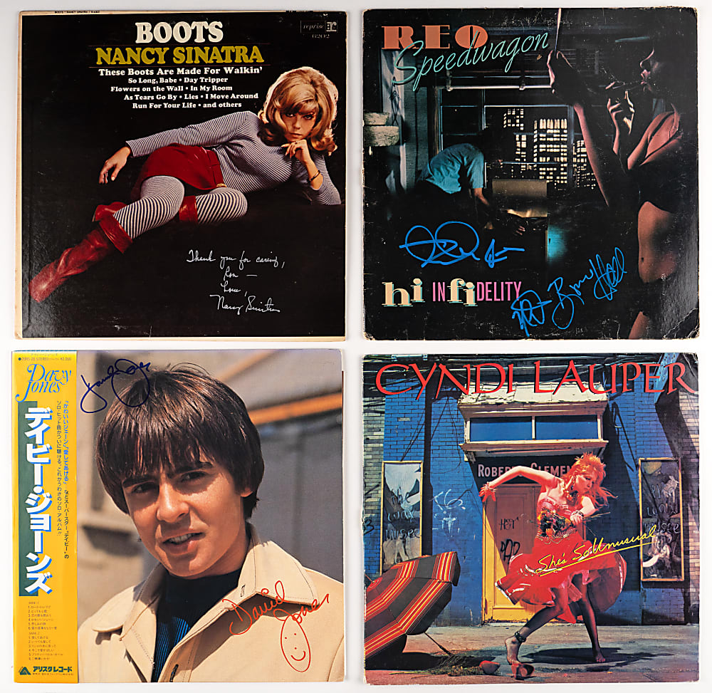 1960s-1980s Signed Record Album Collection (15) - All JSA Certified