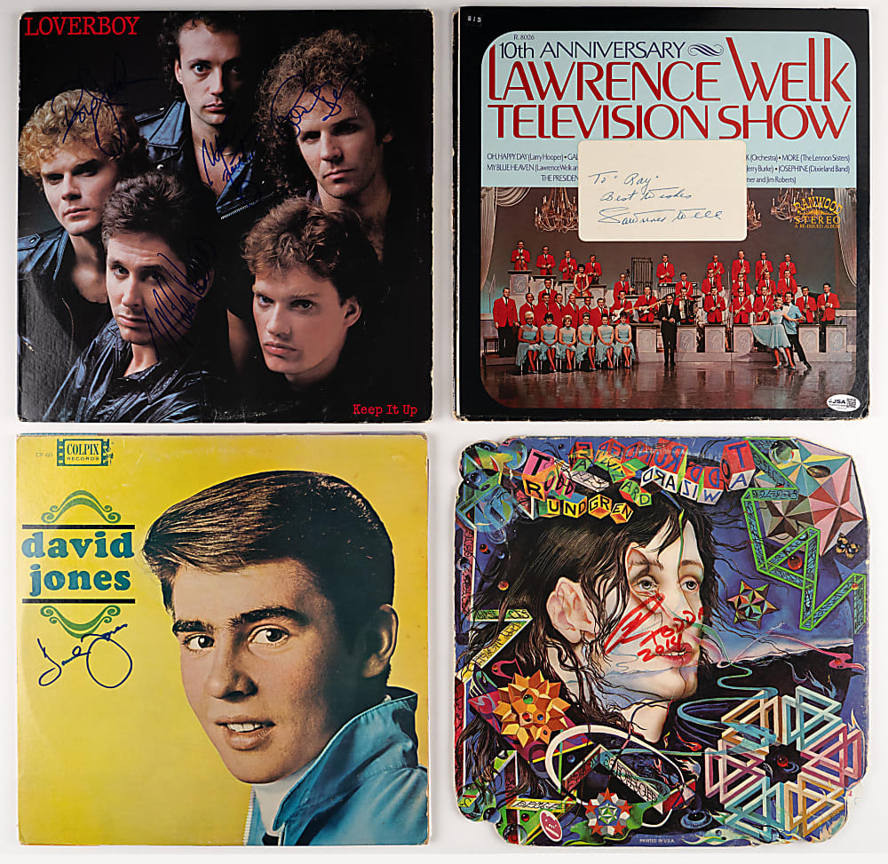 1960s-1980s Signed Record Album Collection (15) - All JSA Certified