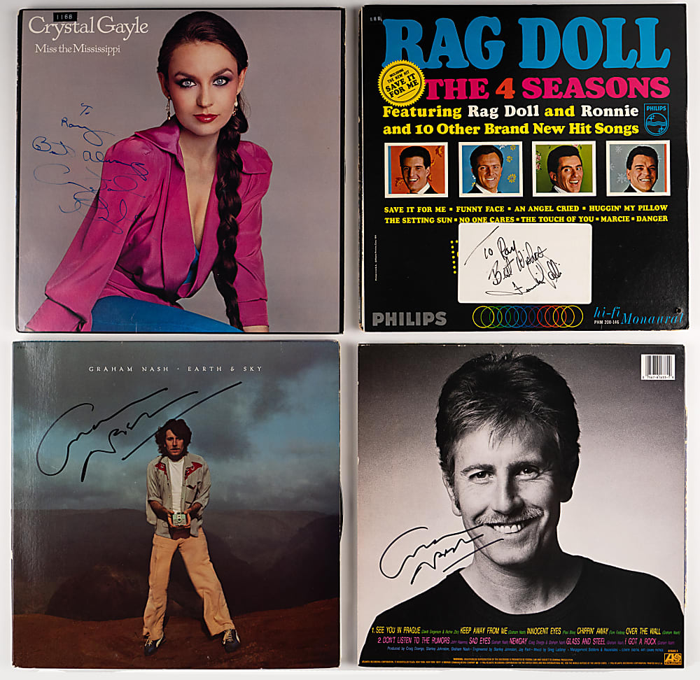 1960s-1980s Signed Record Album Collection (15) - All JSA Certified