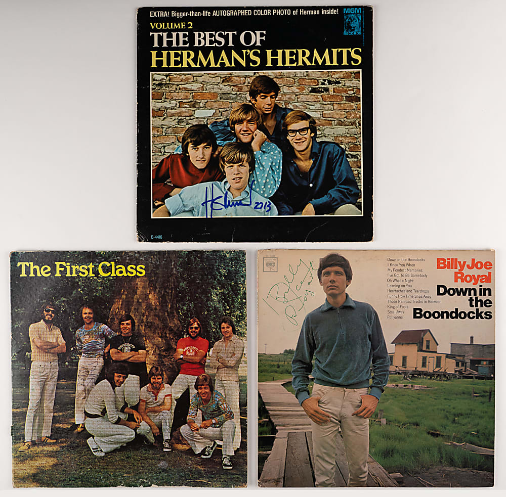 1960s-1980s Signed Record Album Collection (15) - All JSA Certified