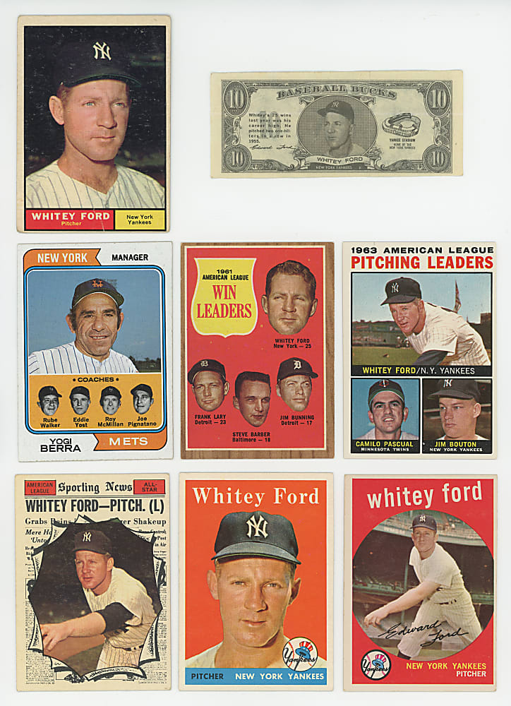 1954-1975 Yogi Berra & Whitey Ford Collection (23)