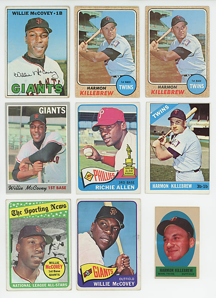 1956-1977 Richie Allen, Harmon Killebrew & Willie McCovey Collection (74)