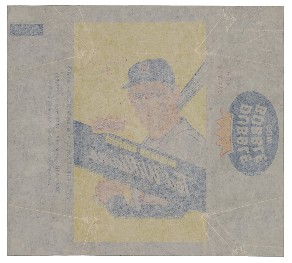 1959 Fleer Ted Williams Wax Pack Wrapper