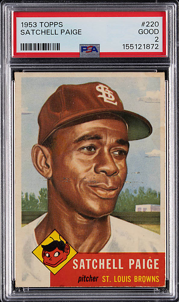 1953 Topps #220 Satchel Paige PSA GOOD 2
