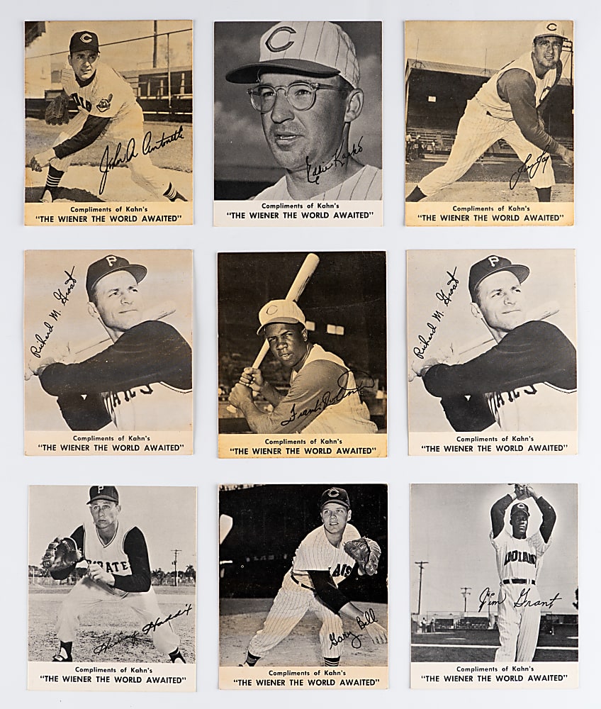1961 Kahn's Wieners Collection (15) with Frank Robinson