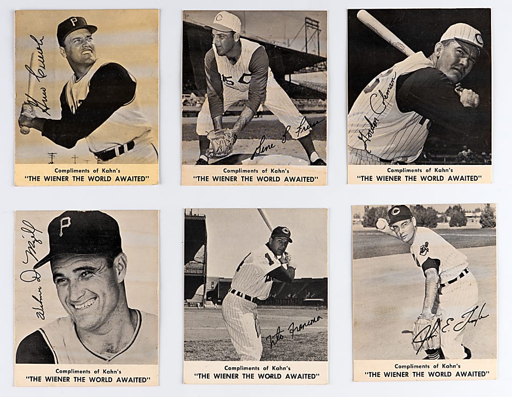 1961 Kahn's Wieners Collection (15) with Frank Robinson
