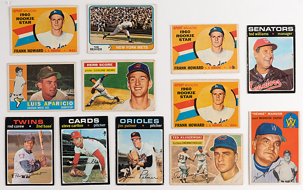 1954-1979 Baseball Singles Collection (420) with (150+) Hall of Famers & Several Stars