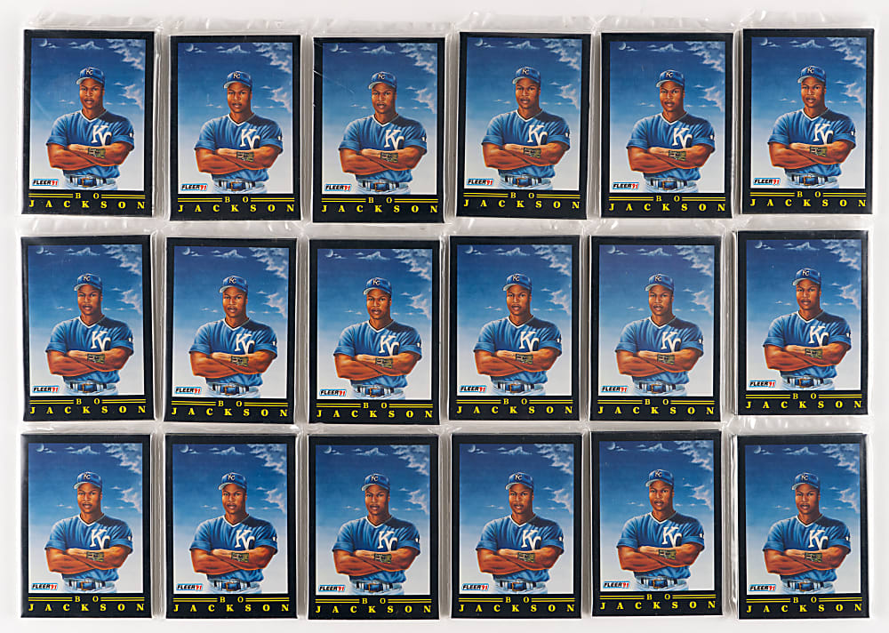 1991 Fleer Pro-Visions Insert Complete Set Hoard (300) - Nice!