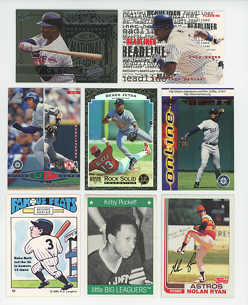 1980s-1990s Hall of Fame Collection (2,700+) with Several Derek Jeter Rookies, Player Blocks & (100+) Inserts