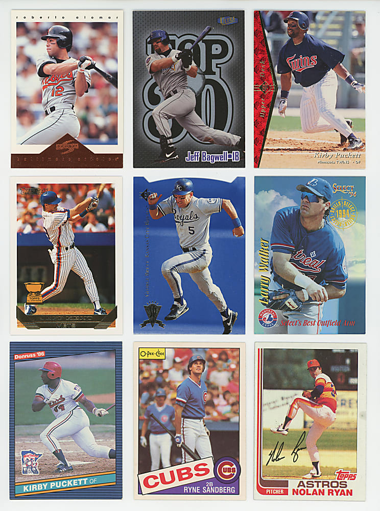 1980s-1990s Hall of Fame Collection (2,700+) with Several Derek Jeter Rookies, Player Blocks & (100+) Inserts