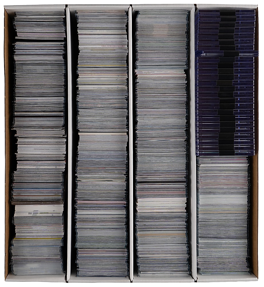 Mostly Post-2020s Football Insert Hoard (2,500+) with Numerous Superstars & Key Rookies