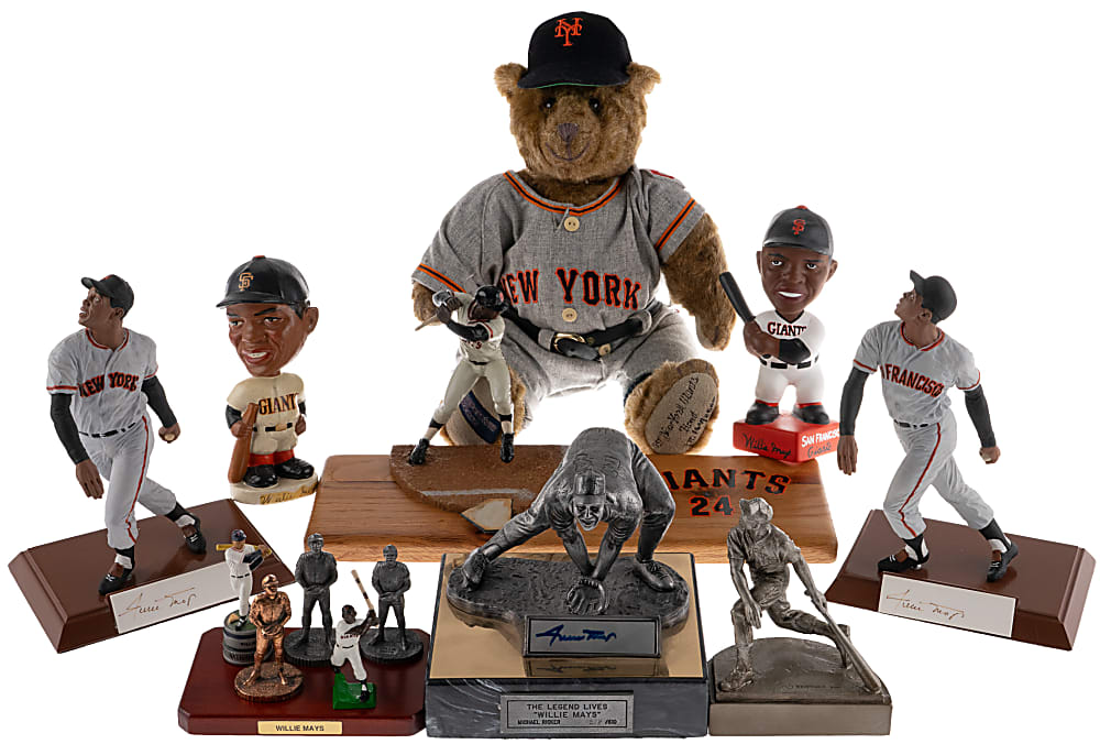 1960s-2000s Willie Mays Statue, Figurine & Doll Collection (23) with (4) Signed