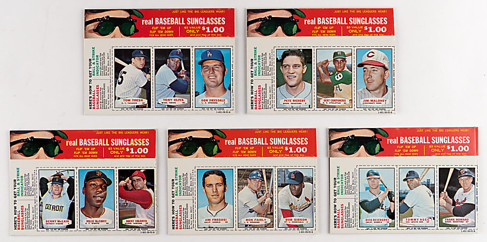 1967 Bazooka Box Near Complete Set (14/16) - Clean!