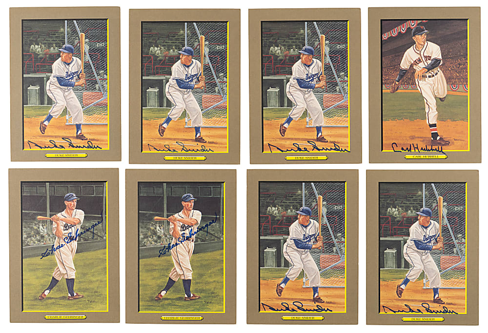 Baseball & Football Hall of Fame Signed Collection (38) with Joe Namath & Ted Williams