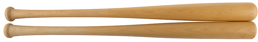 Mickey Mantle & Jackie Robinson Store Model Bat Pair