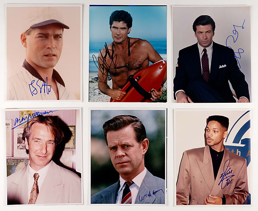 Modern Actor/Entertainer Signed 8x10 Photo Collection (57) with (2) Denzel Washington, Will Smith & Matt Damon - Loaded!