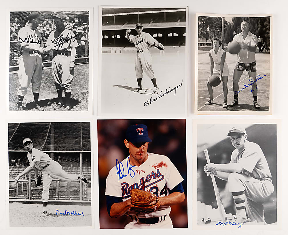 Signed Hall of Fame & Star Photo Collection (21) with Ted Williams 16x20 & Willie Mays 11x14