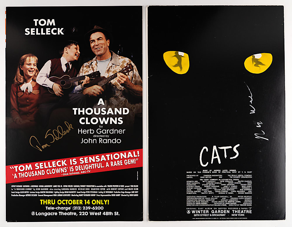 Signed Theater Play Broadside Collection (37) with Billy Crystal, John Ritter, Andrew Lloyd Weber & More