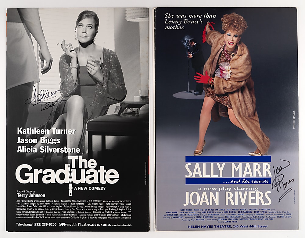 Signed Theater Play Broadside Collection (37) with Billy Crystal, John Ritter, Andrew Lloyd Weber & More