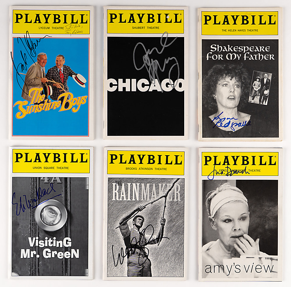 1990s-2000s Signed Playbill Theater Programs Hoard (125+) Loaded