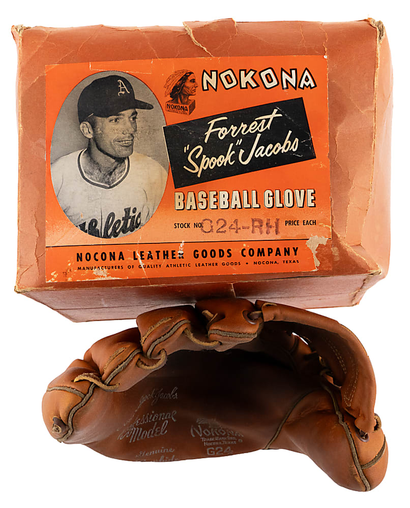 1940s-1950s Store Model Gloves (4) with Spook Jacobs in Original Photo Box