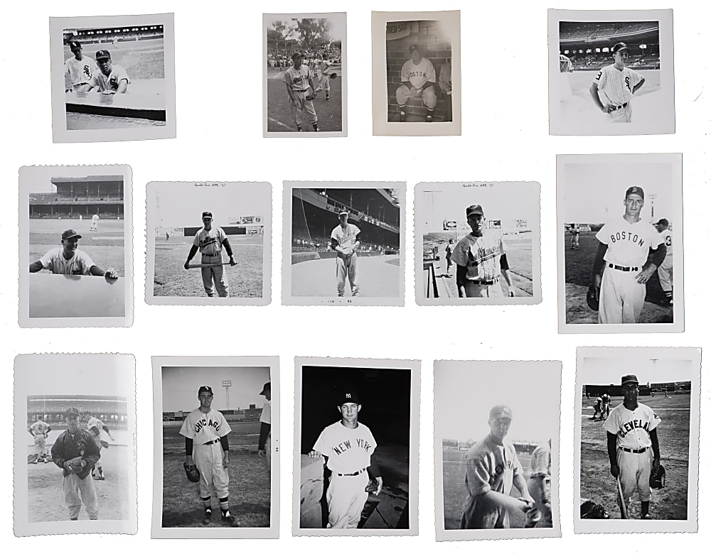 1950s-1960s American League Player Original Small Photographs (159) with Hall of Famers & Stars