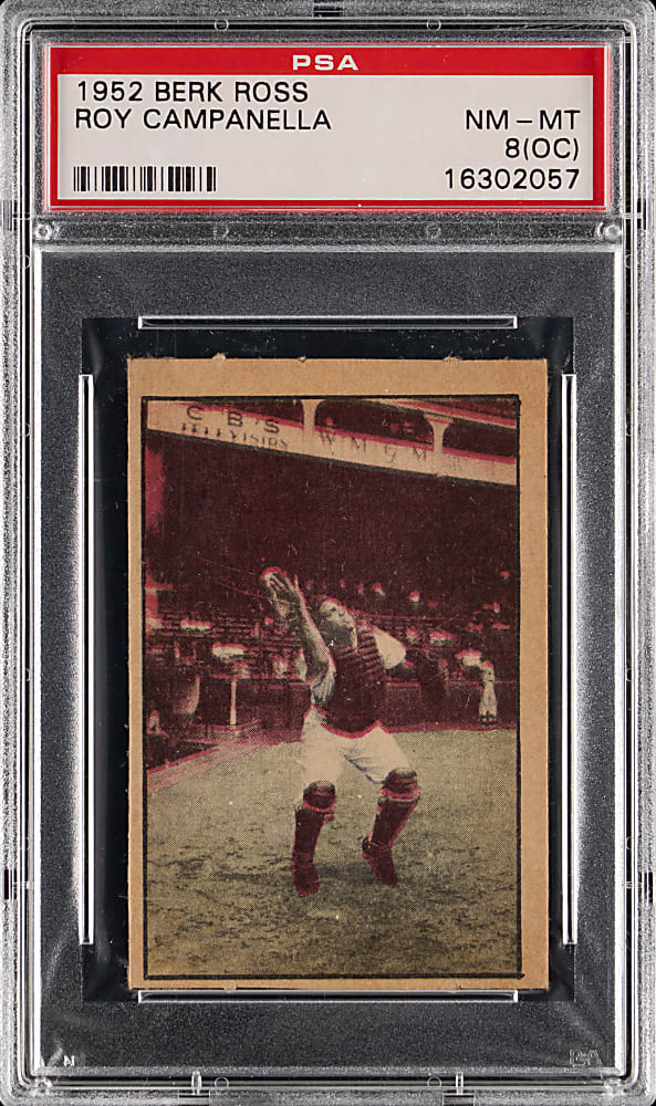 1952 Berk Ross Roy Campanella PSA NM-MT 8 (oc)