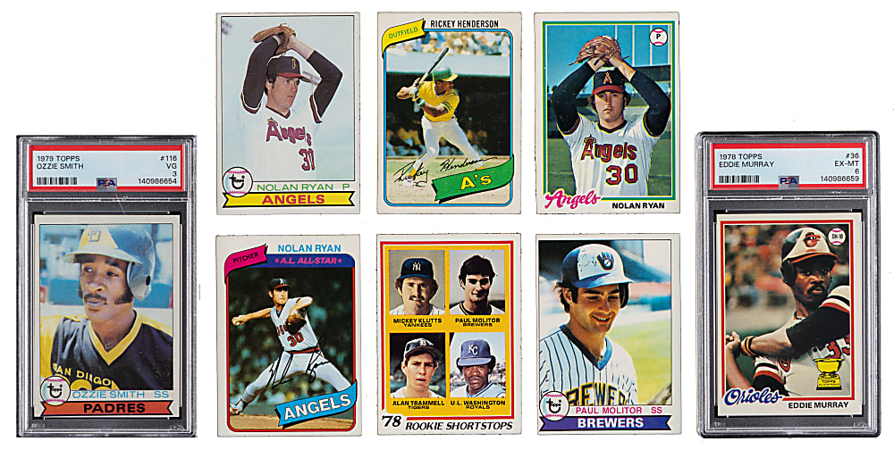 1978-1980 Topps Complete Set Run with PSA Graded Eddie Murray & Ozzie Smith Rookies