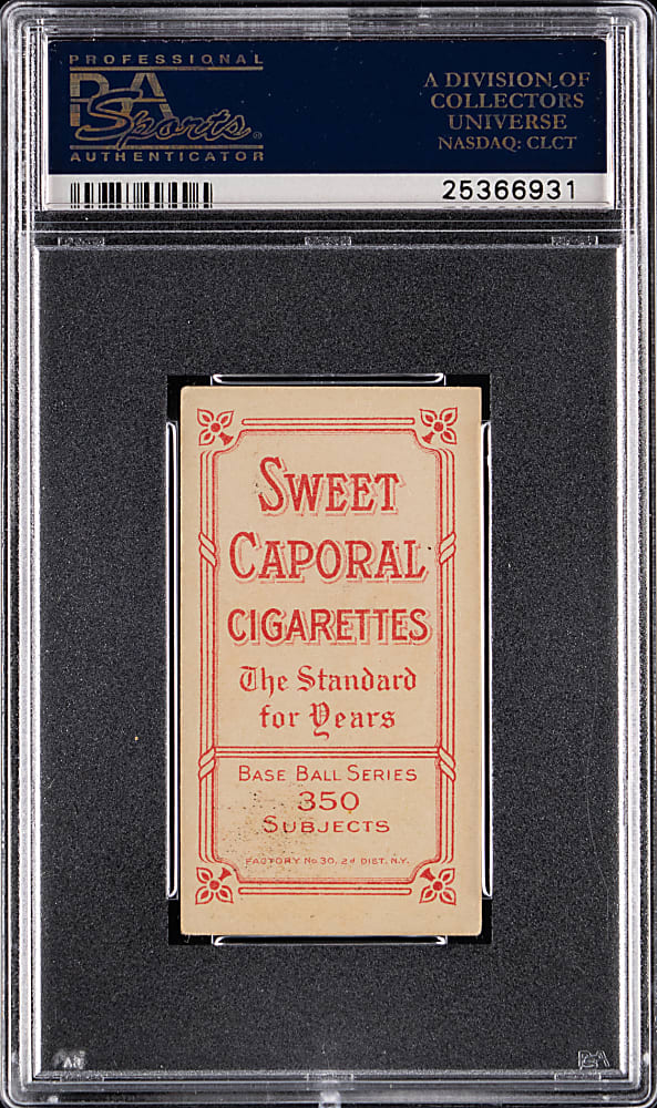 1909-1911 T206 White Border Mickey Doolan Fielding PSA VG-EX 4