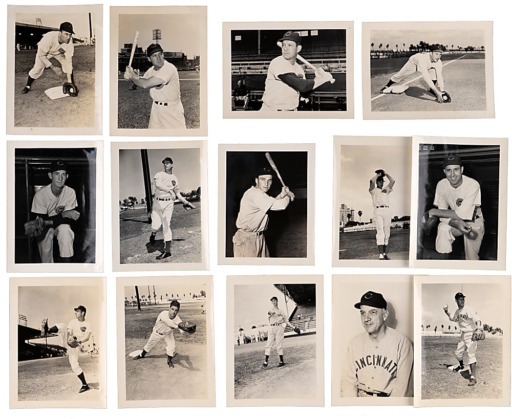 1940s-1960s Cincinnati Reds Team Issued Photos (152)